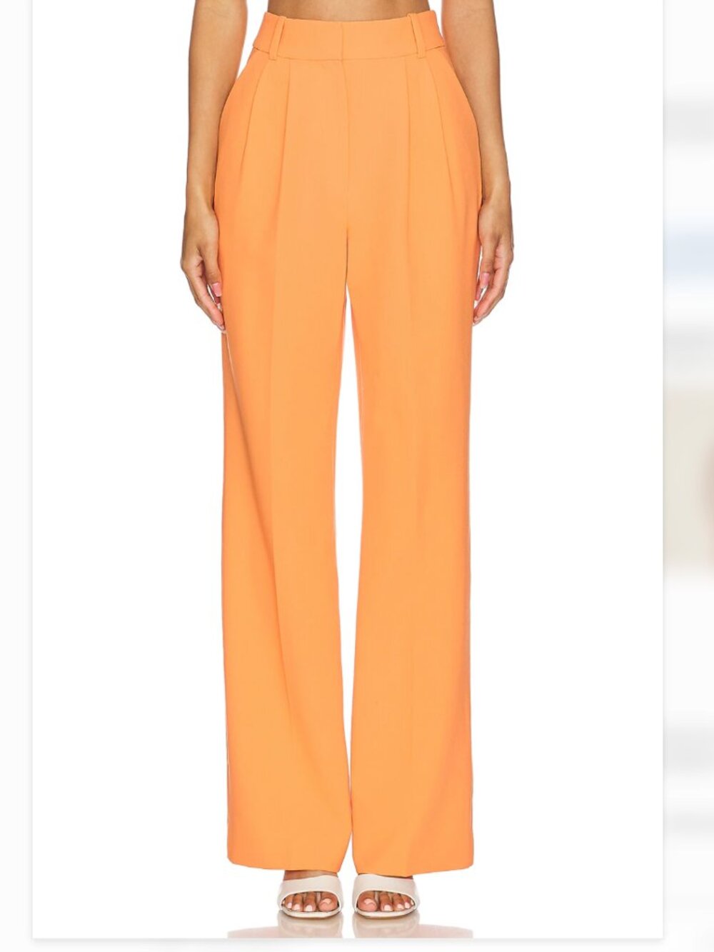 NWT Favorite Daughter The Favorite Pant Creamsicle Size 10 $248